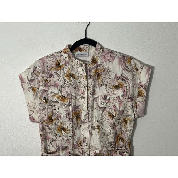 Rebecca Vallance Fleur Du Mal Belted Floral Mini Dress Size 4 US - Picture 2 of 12